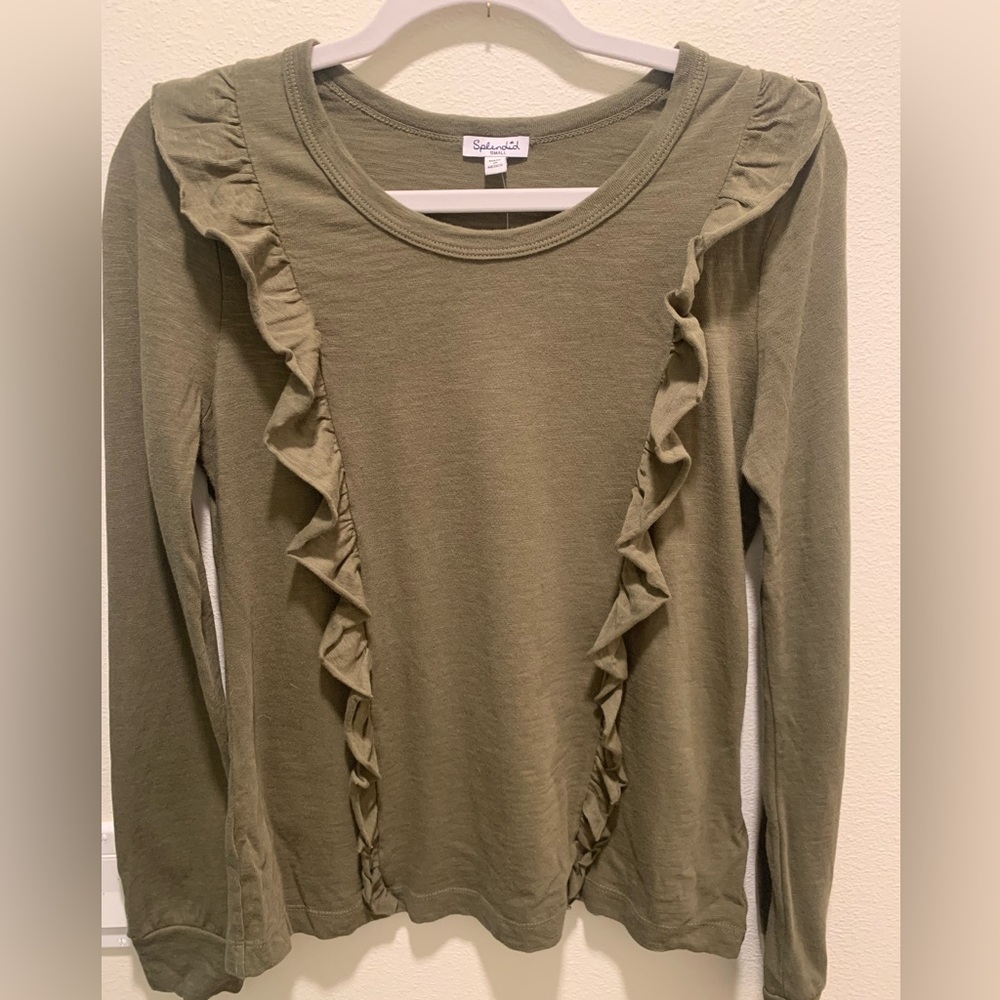 NEW | Splendid Long Sleeve Tee | Size: S | Color: Olive